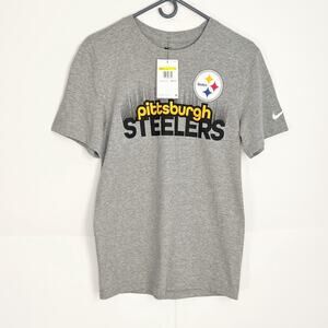 Nike Mens The Nike Tee NFL Pittsburgh Steelers Short Sleeve T Shirt Size Small